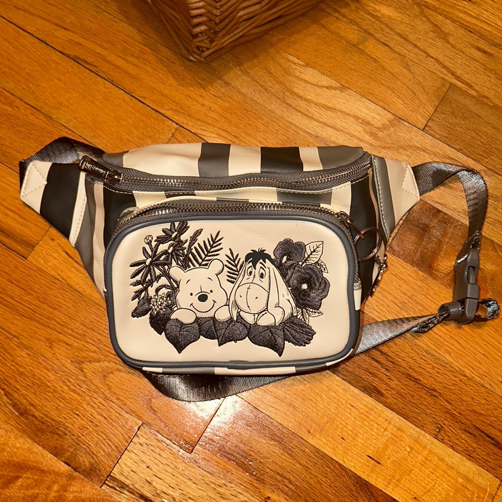 Loungefly Disney Winnie the Pooh Striped Fanny Pack